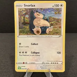 Snorlax CLV 016/034 Holo Trading Card Game Classic Collection Pokemon Card - Image 1