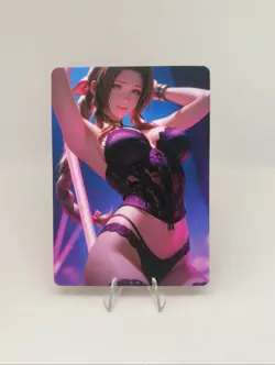 Aerith Final Fantasy Goddess Story Anime Waifu ACG Card - Image 1