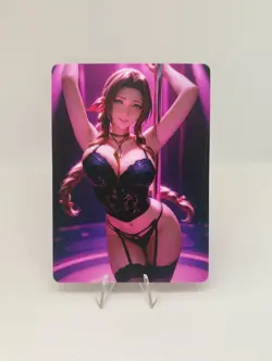 Aerith Final Fantasy Goddess Story Anime Waifu ACG Card - Image 1
