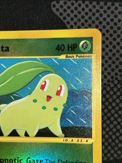 Chikorita 099/165 Expedition Base Set Reverse Holo Pokemon Card WOTC Era ! - Image 4