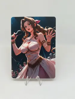 Aerith Final Fantasy Goddess Story Anime Waifu ACG Card - Image 1