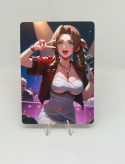 Aerith Final Fantasy Goddess Story Anime Waifu ACG Card - Image 1