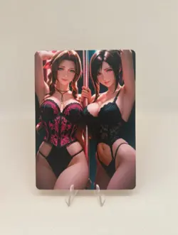 Tifa Aerith Final Fantasy Goddess Story Anime Waifu ACG Card - Image 1