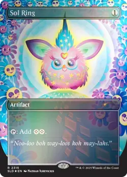 🌟1x Foil Sol Ring Furby DOO-AY NOO-LAH Secret Lair MTG 🌟 - Image 1