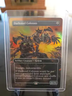Darksteel Colossus Magic: The Gathering Card Artifact Creature Golem *FOIL #0001 - Image 1