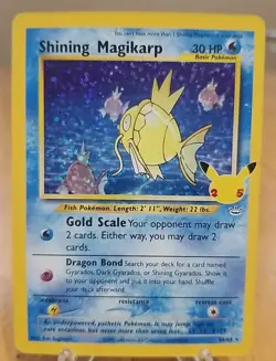 Shining Magikarp 66/64 Celebrations Classic Collection Holo Pokemon TCG Card NM - Image 1