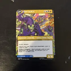 MTG Norman Osborn / Green Goblin - NM Marvel Universe (MAR) Borderless NON FOIL - Image 2