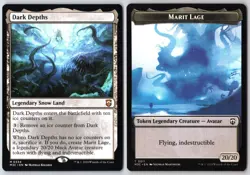 Dark Depths + Marit Lage - Commander Modern Horizons 3 - MTG - Magic - Near Mint - Image 1