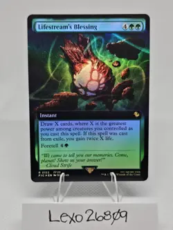 Lifestream's Blessing (Extended Art) Final Fantasy MTG / FOIL - Image 1