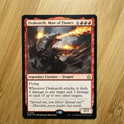 Drakuseth, Maw of Flames - Foundations - [NM] [MTG] - Image 1