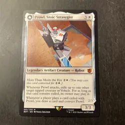 MTG STARTER COMMANDER DECK - Prowl, Stoic Strategist Transformer - Mono White - Image 1