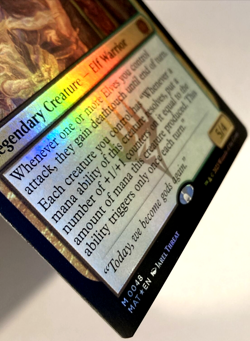 MTG Tyvar the Bellicose *FOIL* March of the Machine: The Aftermath 0048 NM - Image 2