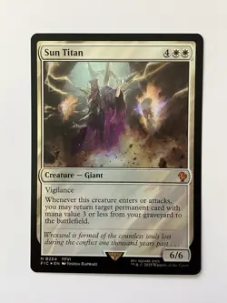 Sun Titan (Surge Foil) Commander: Final Fantasy Surge Foil Mythic Rare NM - Image 1