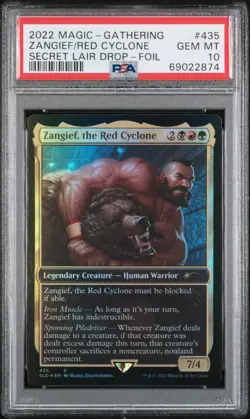 2022 MTG SECRET LAIR DROP FOIL #435 ZANGIEF, THE RED CYCLONE PSA 10 - Image 1