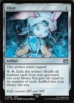 Elixir - Final Fantasy #0256 MTG Magic The Gathering - Image 1