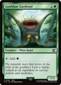 Goobbue Gardener - Foil - Final Fantasy #0188 MTG Magic The Gathering - Image 1