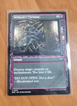 Magic MTG Withering Torment DSK 0313 Showcase Uncommon - NM condition - Image 1