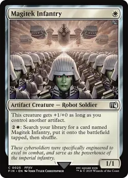 Magitek Infantry - Final Fantasy #0025 MTG Magic The Gathering - Image 1