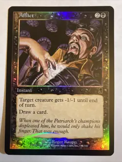 2001 Magic: The Gathering - Odyssey Foil Afflict #115 LP - Image 1