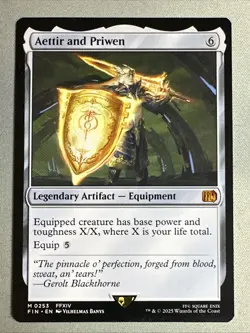 MTG / Aettir and Priwen / FIN / #253 / Regular / Mythic / NM - Image 1