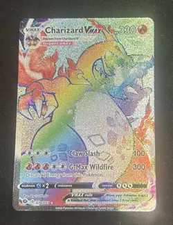 Charizard Vmax 074/073 Champion’s Path Holo Secret Rare Rainbow 🔥 Pokemon - Image 1