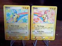 Plusle and Minun Hidden Legends 69/101 67/101 Pokemon Card Connected Art-VLP/EX - Image 1