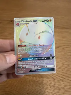 Pokemon Tcg Electrode GX Secret Rainbow Rare 172/168 Celestial Storm Near Mint - Image 2