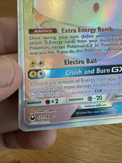 Pokemon Tcg Electrode GX Secret Rainbow Rare 172/168 Celestial Storm Near Mint - Image 3