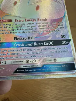 Pokemon Tcg Electrode GX Secret Rainbow Rare 172/168 Celestial Storm Near Mint - Image 4