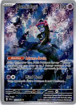 Munkidori 072/064 Illustration Rare Holo NM Pokemon SV: Shrouded Fable Near Mint - Image 1
