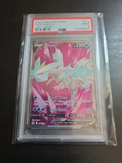 2022 Pokemon SWSH Lost Origin Full Art Kyurem V #174 PSA 09 GEM MT - Image 1