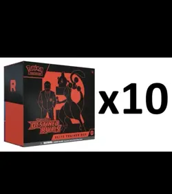 Pokemon TCG: Destined Rivals ELITE TRAINER BOX CASE 10 ETB SV10 - Image 1