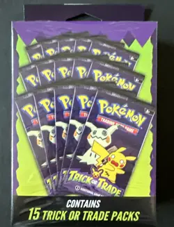 Pokemon Trick or Trade Booster Pack Set - 15 Packs Sealed - Image 1