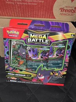 Pokemon Mega Evolution Battle Deck Gengar New Sealed In Hand 3 Exclusive Promos - Image 2