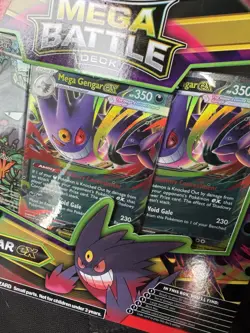 Pokemon Mega Evolution Battle Deck Gengar New Sealed In Hand 3 Exclusive Promos - Image 4