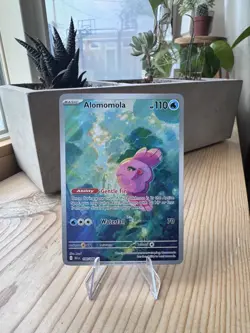 Pokemon TCG Alomomola 108/086 SV10.5: Black Bolt Illustration Rare MINT/NM - Image 1