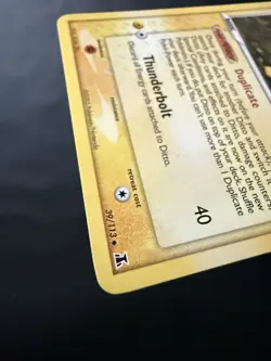 Pokemon Delta Species EX Ditto [Pikachu] - 39/113 - Uncommon - VLP/NM - Image 5