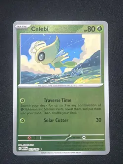 Pokemon TCG - Celebi 012/132 (RH Reverse Holo) - Mega Evolution Base Set - Image 1