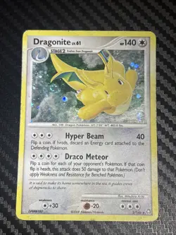 Pokemon Dragonite Legends Awakened Reverse Holo Diamond Pearl 2/146 HP - Image 1