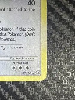 Pokemon Dragonite Legends Awakened Reverse Holo Diamond Pearl 2/146 HP - Image 4