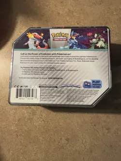 New Pokemon TCG: Paldea Partners Meowscarada EX Tin - 5 Packs (SEALED) - Image 3