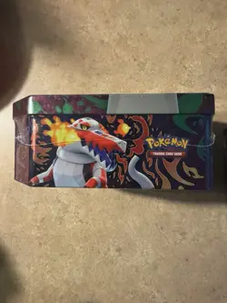 New Pokemon TCG: Paldea Partners Meowscarada EX Tin - 5 Packs (SEALED) - Image 4