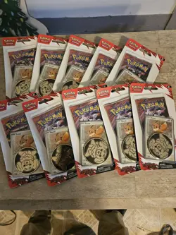 Pokemon Destined Rivals Single Pack Blister with promo- lot of 10 - Image 1