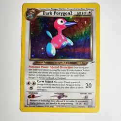Pokemon Dark Porygon 8/105 Neo Destiny Holo LP/MP - Image 2