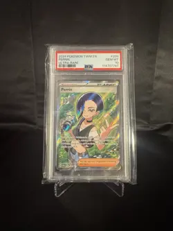 2024 POKEMON TWM EN-TWILIGHT MASQUERADE ULTRA RARE #209 PERRIN PSA 10 - Image 1