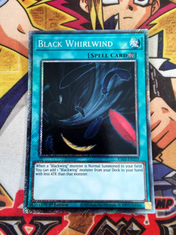 Black Whirlwind ra03-en219 (NEW) Platinum-Secret Rare Yu-Gi-Oh! - Image 1