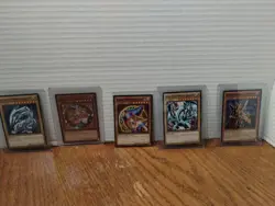 Yu-Gi-Oh Blue Eyes White Dragon First Edition 1996 Lot Of 5 - Image 5