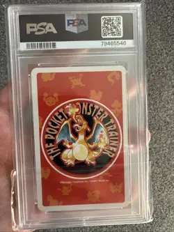 1996 Eevee Pokemon Red Playing Card 9 Of Spades Mint PSA 9 Pokemon TCG - Image 2