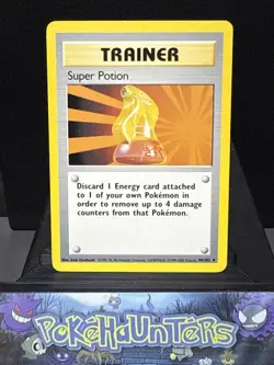 Pokemon Card Super Potion 90/102 Base Set 4TH PRINT UK 1999-2000 WOTC LP - Image 1