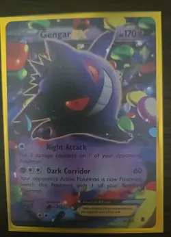 Pokemon TCG Gengar EX 34/119 Phantom Forces Ultra Rare Card - Image 1